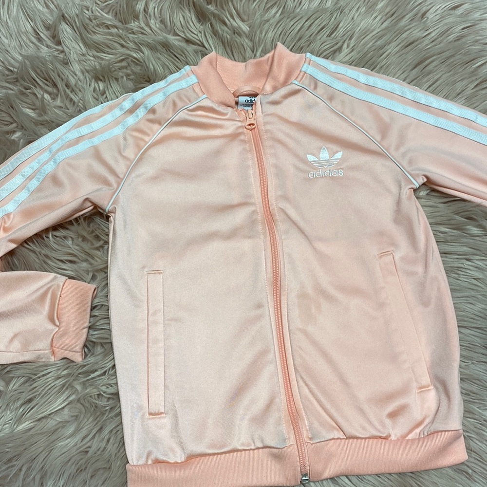 Girls Adidas Zip Up